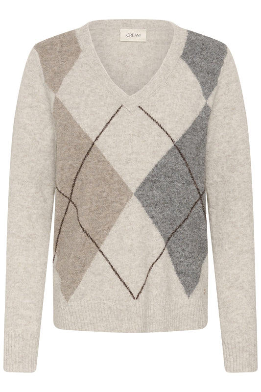 CREAM 10615298 CRHOPE KNIT PULLOVER