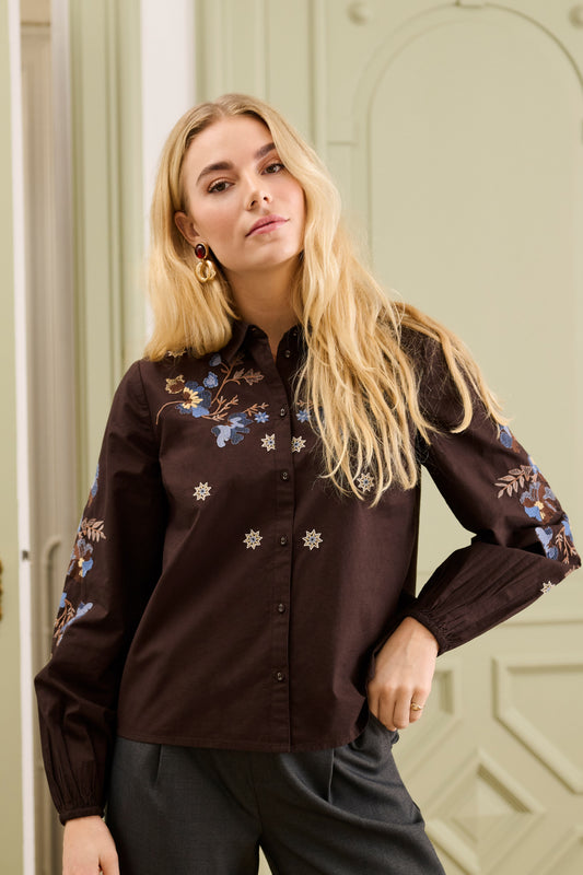 CREAM 10615302 CRPEONA SHIRT