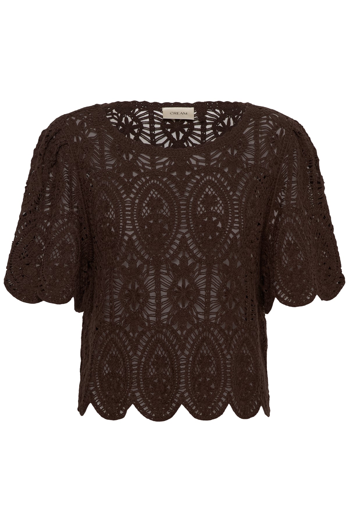 CREAM 10615620 CRMINDIE CROCHET BLOUSE